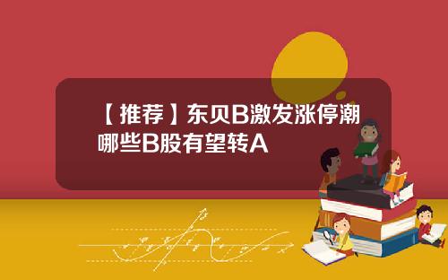 【推荐】东贝B激发涨停潮哪些B股有望转A
