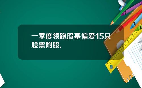 一季度领跑股基偏爱15只股票附股.