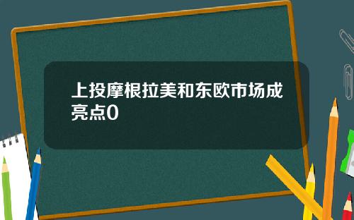 上投摩根拉美和东欧市场成亮点0