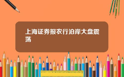 上海证券报农行泊岸大盘震荡