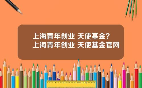 上海青年创业 天使基金?上海青年创业 天使基金官网