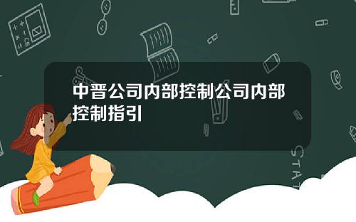 中晋公司内部控制公司内部控制指引