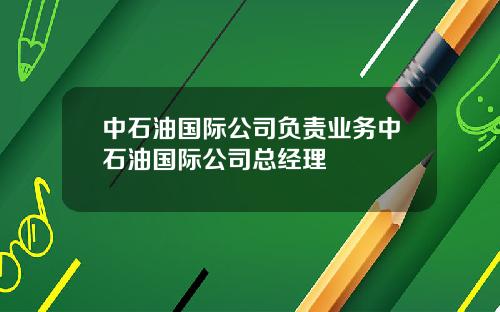 中石油国际公司负责业务中石油国际公司总经理