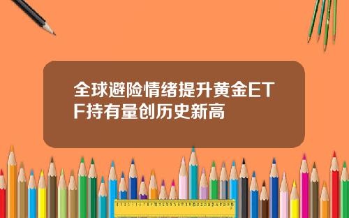 全球避险情绪提升黄金ETF持有量创历史新高
