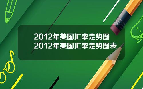 2012年美国汇率走势图2012年美国汇率走势图表