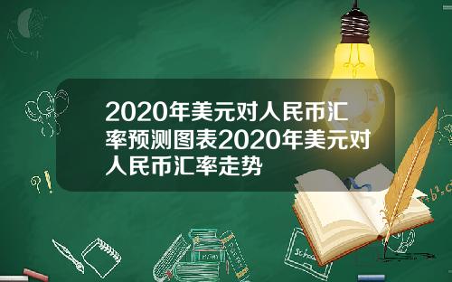 2020年美元对人民币汇率预测图表2020年美元对人民币汇率走势