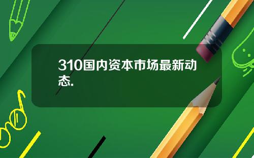 310国内资本市场最新动态.
