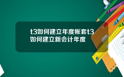 t3如何建立年度帐套t3如何建立新会计年度