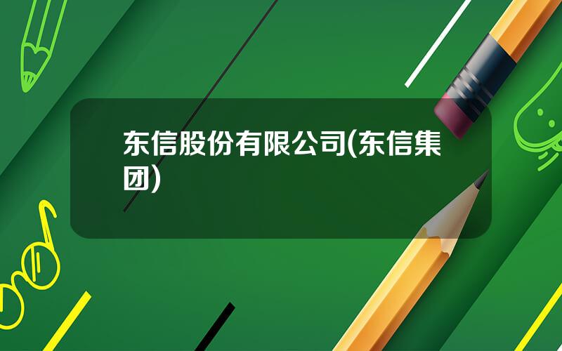 东信股份有限公司(东信集团)
