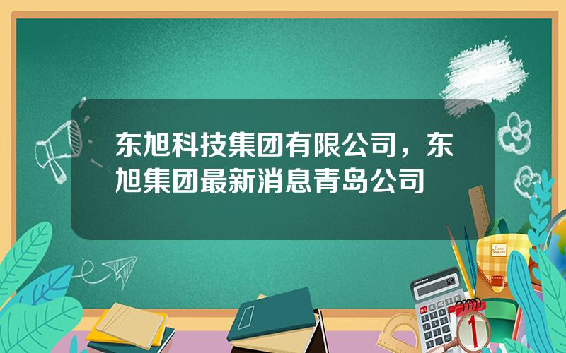 东旭科技集团有限公司，东旭集团最新消息青岛公司