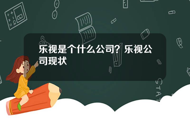 乐视是个什么公司？乐视公司现状