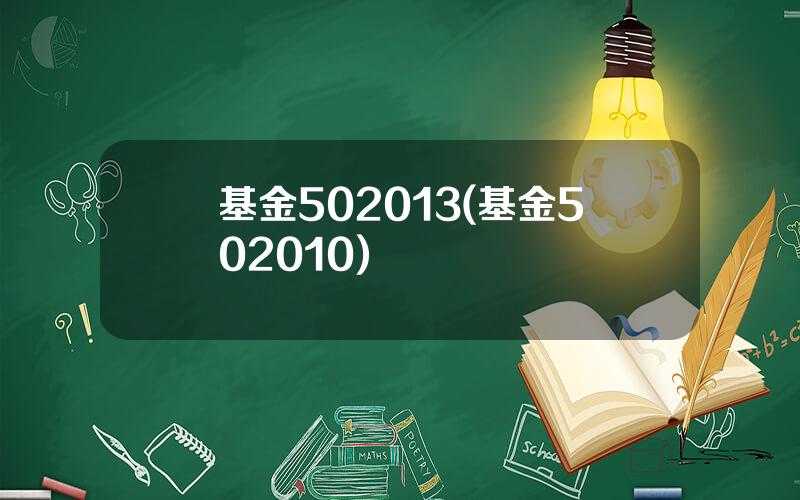 基金502013(基金502010)