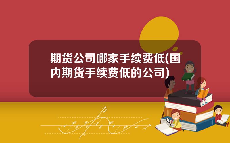期货公司哪家手续费低(国内期货手续费低的公司)