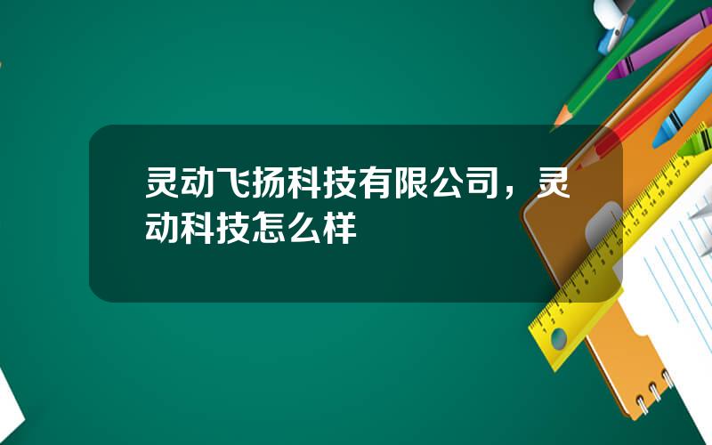 灵动飞扬科技有限公司，灵动科技怎么样